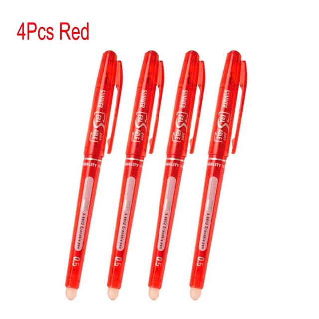 Erasable Gel Pen 0.7mm 0.5mm Bullet Tip Blue Black Red Color Ink Refill Rods Writing Drawing Painting Washable Handle 4pcs red 8pcs Purple0.7mm|https://ae01.alicdn.com/kf/Hf78df99703634e0981c0b840a710