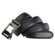thumbnail image 3 of Cinturón de cuero para hombre con hebilla hueca de 3,1 cm, cinturón con hebilla automática, sencillo, de dos capas, de piel de vaca, de comercio exterior, 3 of 6
