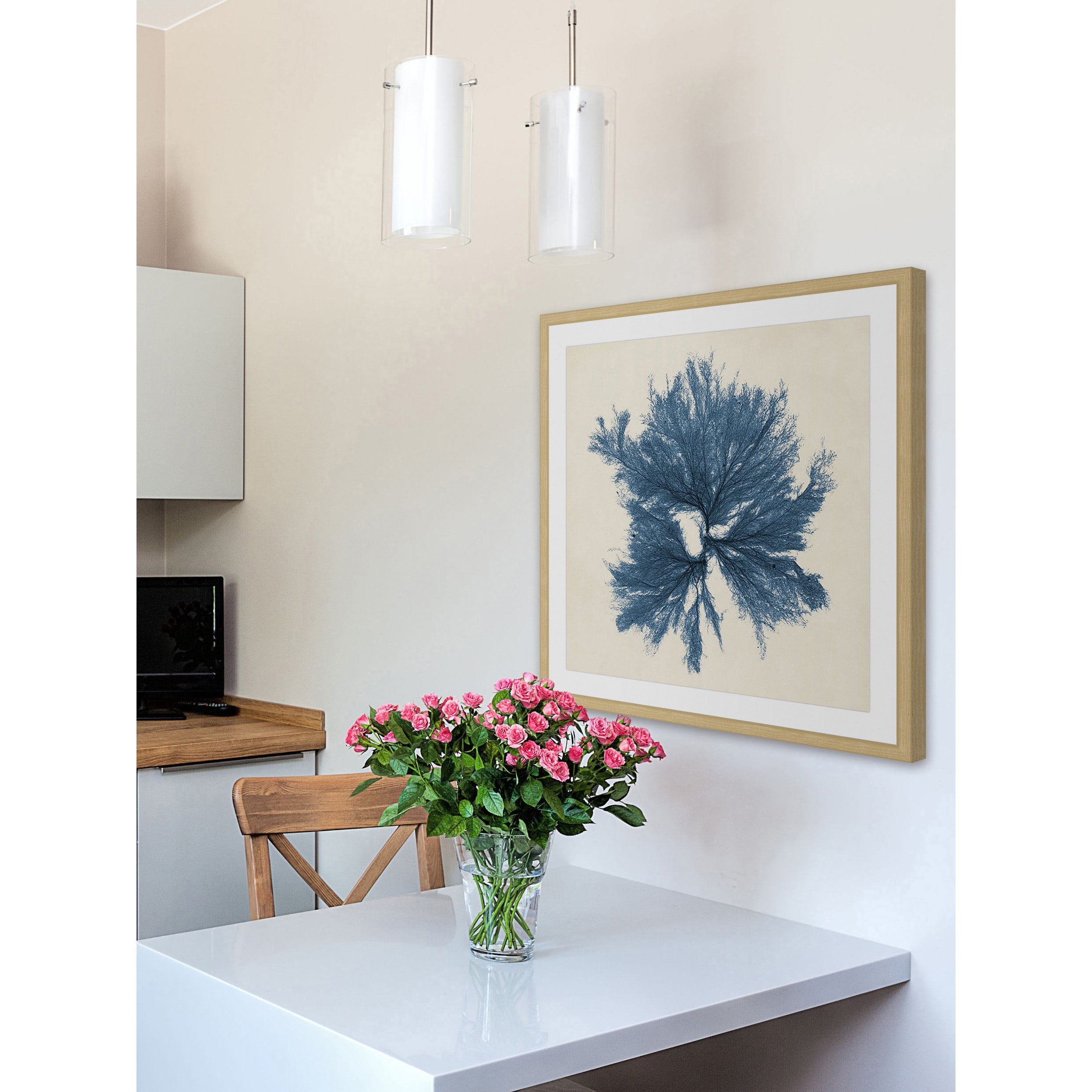 Marmont Hill "Coastal Seaweed V" Framed Painting Print