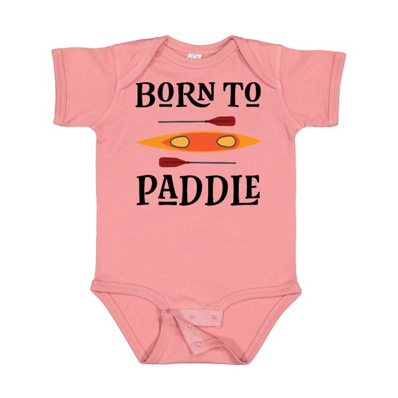 Inktastic Kayaking Born to Paddle Kayak Boys or Girls Baby Bodysuit