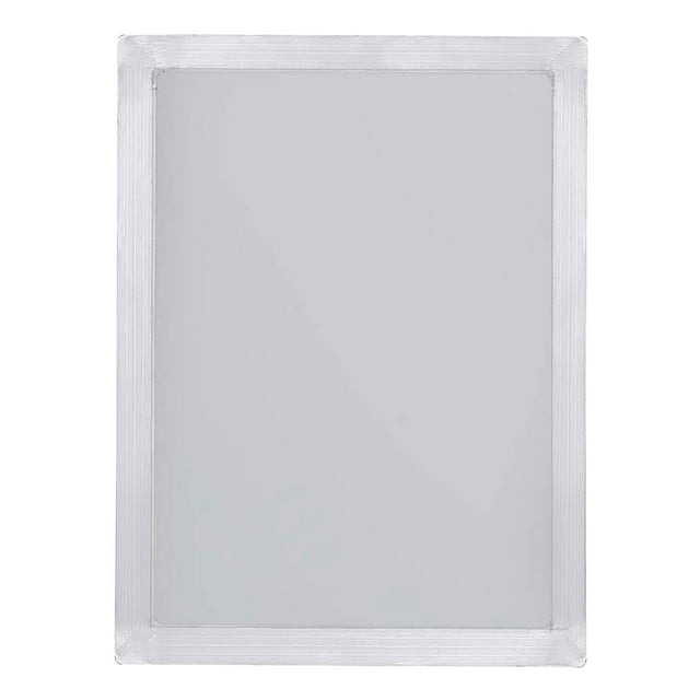 kurtrusly Aluminum Silk Printing Frame with 110 Mesh White Print Screen Kit silver 20x30cm
