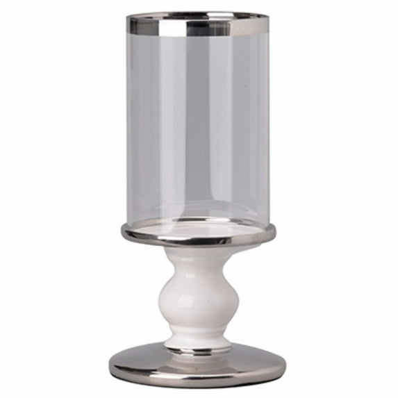 Splendid Aiza Pedestaled Hurricane Candle Holder