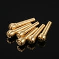 thumbnail image 3 of Bridge 6pcs Metal Acoustic Guitar Bridge Pins Brass Guitar Strings Fixed Cone String Pins String Nails, 3 of 7