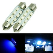 Xotic Tech Ultra Blue 8-SMD 6411 578 LED Bulb For Car Interior Dome Light or Trunk Area Light