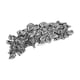 thumbnail image 1 of Pasador de pelo francés vintage, antideslizante, estilo retro, para bodas y fiestas. Flor de plata, 1 of 9