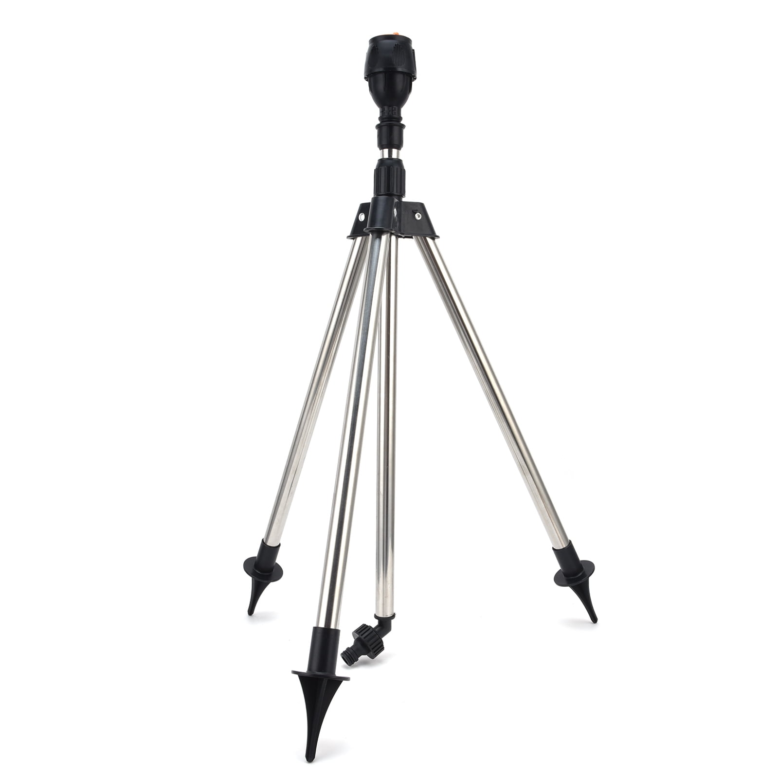 Tebru Tripod Sprinkler 360° Rotating Lawn Sprinkler, Stainless Steel Multi-Purpose