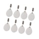 thumbnail image 4 of 8x Pesas para Manteles, Cortinas, Banderas de Jardín, Camping, con Clips de Acero Inoxidable Blanco 6 cm, 4 of 9