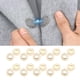 thumbnail image 5 of Pares de 10 broches de botón magnéticos a presión para coser pantalones vaqueros y acolchar. Oro, 5 of 9