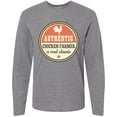thumbnail image 3 of Inktastic Chicken Farmer Long Sleeve T-Shirt, 3 of 5