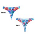 thumbnail image 2 of Fotbe Bright Flowers Tanga Sin Costuras para Mujer con Estampado – Panties Invisibles, Transpirables y Cómodos para Uso Diario-Medium, 2 of 5