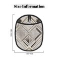 thumbnail image 2 of Multi-Functional Oven Silicone Pot Pad 7.5×9.4in Anti-Slip Heat-Insulating Pad Baking Gloves Heat-Resistant Cotton Layer 1 Pc Lightslategray Geometric Lines_1, 2 of 7