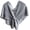 Grey, variant on KuKuzhu Knitted Detachable Fake Collar Shawl Wrap Decorative Tie Knot Front Fasle Collar