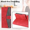thumbnail image 5 of For Moto G Power 5G 2024 Wallet Case with Wrist Strap, Premium PU Leather Flip Protective Cover RFID Blocking Card Holder & Cash Slot,Magnetic Closure Flip Kickstand Function for Men Women,Red, 5 of 8