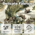 thumbnail image 3 of Map section Pillow Covers - Set of 2 - 16x16, 18x18, 20x20 Inches - Unique Patterns for Various Occasions - Decorative Throw Pillowcases for Home Decor, 3 of 6