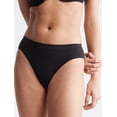 thumbnail image 2 of Women's Calvin Klein Bonded Flex Bikini Panty QD3960 Color: Black Size: LARGE, 2 of 4