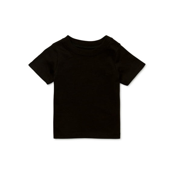 Garanimals Baby Boys Crewneck Tee with Short Sleeves, Sizes 0-24M