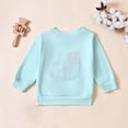 thumbnail image 6 of YWDJ Boys Girls Long Sleeve Sports Sweatshirt Casual Clothing Kids Big Sister Little Sister Sports Casual Sweatshirt 6 Months - 4 Years Old Green 3Y, 6 of 7