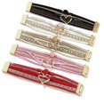 thumbnail image 2 of Pulsera de cuero KAIYANG estilo bohemio multicapa pulsera de amor grande color negro, 2 of 2