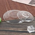 thumbnail image 5 of Zerodeko Clear Saucer Plates glass tea saucers snack plate: 2pcs 12cm coffee cup saucers clear sauce dish sushi vinegar dipping plate condiment dish mini appetizer plate for party Cupcake Plate, 5 of 18