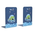 thumbnail image 3 of Book Shelves,2Pcs Book Ends Iron Metal Bookends Book Holder State-of-the-Art Design, 3 of 14
