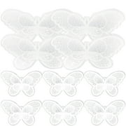 10pcs Lovely Butterfly Embroidered Patches DIY Clothing Stickers Cloth Patches Clothing Decors