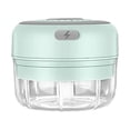 thumbnail image 2 of Huayishang Garlic Press Electric Garlic Press Garlic Pounder Small Green 100Ml, Kitchen Essentials Clearance Sale, 2 of 2