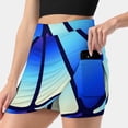 thumbnail image 3 of Beautiful-Blue Women's skirt Mini Skirts A Line Skirt With Hide Pocket Butterflies Monarch Blue Purple Sky Blue Men Women, 3 of 7
