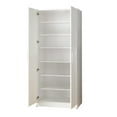 thumbnail image 3 of Klair Living Mia 6-Shelf Contemporary Engineered Wood Tall Shoe Cabinet in White, 3 of 6