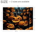 thumbnail image 2 of Pumpkin Polyester Right-Angle Door Carpet Mat for Entryway, Indoor Floor Rug with Dual-Layer Absorbent Technology - 24 x 36 Inches, 2 of 6