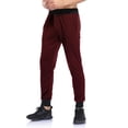 thumbnail image 2 of lkfuzj Spring And Men's Jogging Pants Loose Pants Drawstring Pants Sports Pants Comfortable Trousers Cool for Gentlemens Mens Trendy Trousers for Athletic Jogging Training Casual Wine, 2 of 3