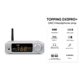 thumbnail image 2 of Topping DX3pro+ LDAC Headphone Amplifier - ES9038Q2M XU208 NFCA Bluetooth5.0 Audio Decoder USB/Opt/Coax DAC AMP Pre Amplifier with Remote Control, 2 of 11