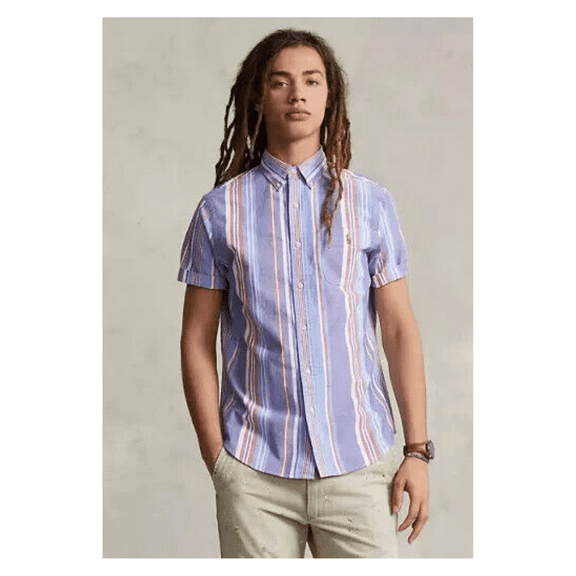 Polo Ralph Lauren Classic Fit Striped Oxford Shirt , Multi , 3LT