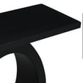 thumbnail image 3 of EUROCO 39.4" Console Table,Sofa Table Entryway Table with Egg-Shaped Base,Narrow Wood Accent Tables for Living Room,Hallway,Foyer,Black, 3 of 7
