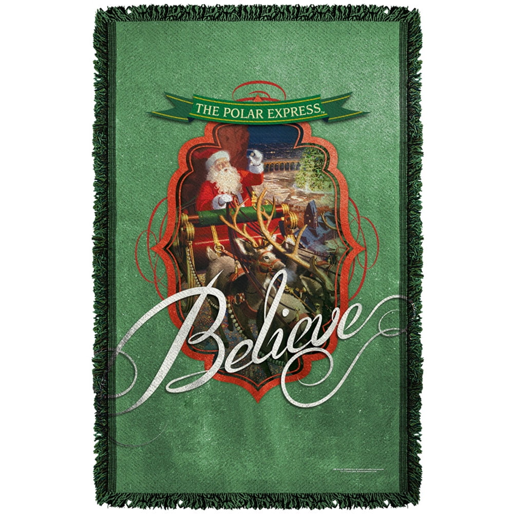 Polar Express Throw Blanket