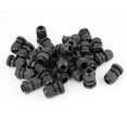 thumbnail image 1 of Conector de plástico PG9 negro de 36 piezas para cable de 4 mm a 8 mm, 1 of 1