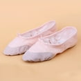 thumbnail image 7 of Baby Walking Shoes,Girls Ballet Elastic Band Dance Shoes Canvas Gymnastics Flats Split Sole Shoes,Toddler Shoes(Size:6.5-7Years), 7 of 7