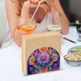 thumbnail image 3 of Yayeee Napkin Holder for Table Kitchen Paper Tissue Organization, Light Purple Flowers, 3 of 8