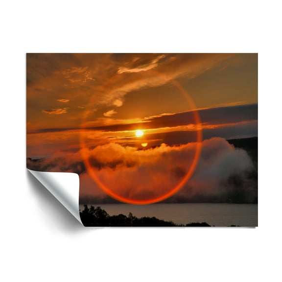 ArtWall Steve Ainsworth Circle Around Sun Wall Art