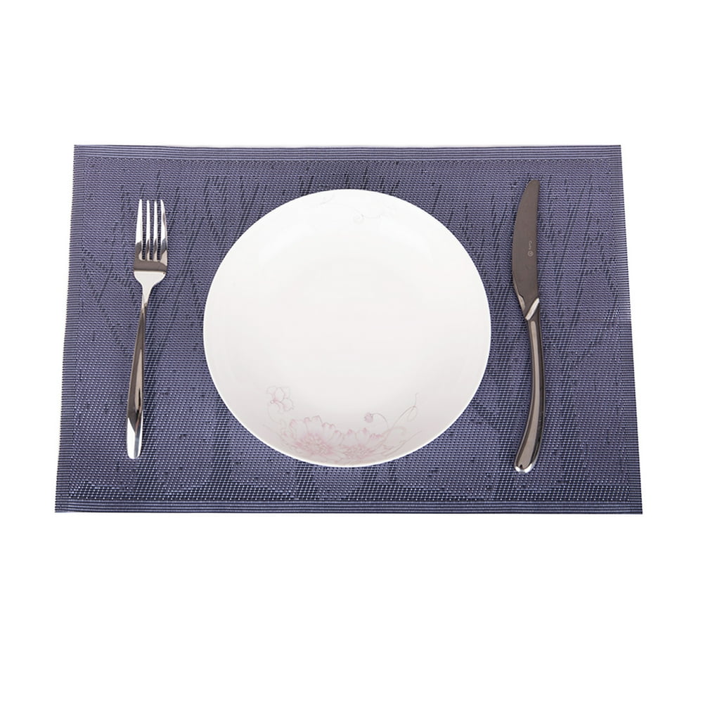 NK Set of 6 Placemats, HeatResistant Placemats Stain Resistant Anti