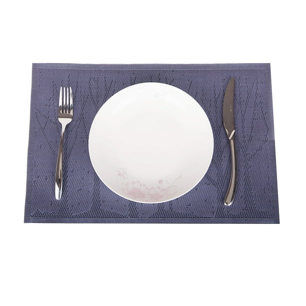 NK Set of 6 Placemats, HeatResistant Placemats Stain Resistant Anti