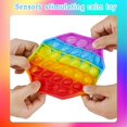 thumbnail image 3 of 2 paquetes Pop Bubble Push Fidget, Poppits Poppit Popper Poppit It Figets Autism Fidgets Sensory Game Cheap Anxiety S Its Fijet Figut Adhd Tie Dye Red para niños Ormromra WMCH-247, 3 of 7