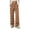 02-Brown, variant on Women's Camo Wide Leg Pants High Waisted Drawstring Lounge Pants with Pockets Casual Loose Fit Bottoms for Daily Outdoor Street Wear Soft Comfy