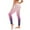 Pink, variant on YYDGH Workout Leggings for Women Gradient Print Fitness Running Gym Sports Pants Color Block Stretch Yoga Pants Blue S