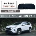 thumbnail image 2 of Car Front Engine Insulation Cotton For Toyota RAV4 2019 2020 2021 2023 2024, Hood Insulation Pad Soundproof Pad Cover Fireproof Mat-black-Style A, 2 of 5