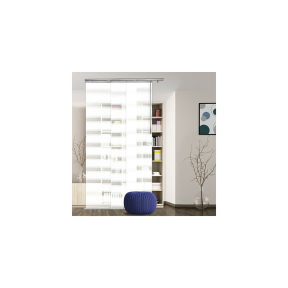 Adjustable Panel Track System - Room Divider Panels, 36-66" Width, Wall or Ceiling Mount, Steel Partition