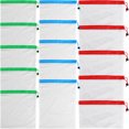 thumbnail image 3 of Gregiular 15pcs Reusable Produce Bags Mesh Bag Vegetable Bags Fruit and Vegetable Storage Bags, 3 of 5