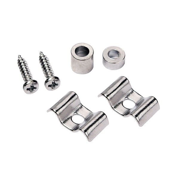 Sonducket 2 uds cuerda de guitarra eléctrica retenedor de árbol cuerda de guitarra árbol retenedores de Metal accesorio de instrumento musical, plata Type3 NO3 Sonducket OD000270-01B