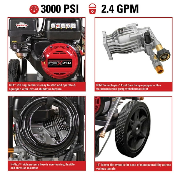 ※期間限定出品※ SIMPSON SA2000 PS60869 Simpson 4000 PSI commercial pressure washer
