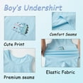 thumbnail image 4 of Hbhpov Little Boys Cotton Tank Tops, Sleeveless Cartoon Kids Undershirt, 4-Pack, Sizes 2-10, 4 of 7