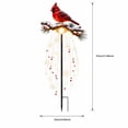 thumbnail image 3 of Cardinal Memory Fountain Solar Pathway Lights Outdoor, Lighted Christmas Decorations, Waterproof Yard Ornament For Lawn Patio Holiday, 3 of 6